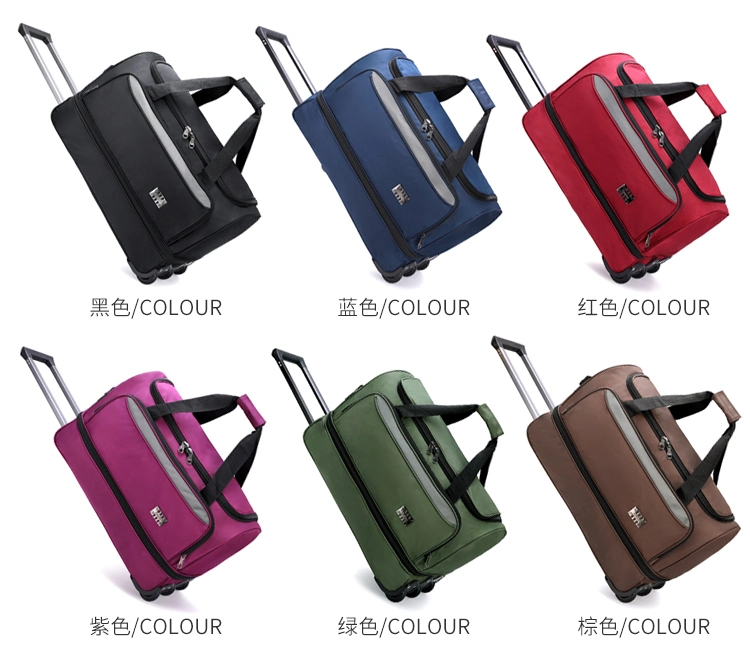 Zonxansoft Duffle 55 Suitcases Lighweight Trolley Tsa Padlock Double Pull Zipper Closure Wide U Opening Luxury Spinner Universal Wheel Duffel Rolling Lu