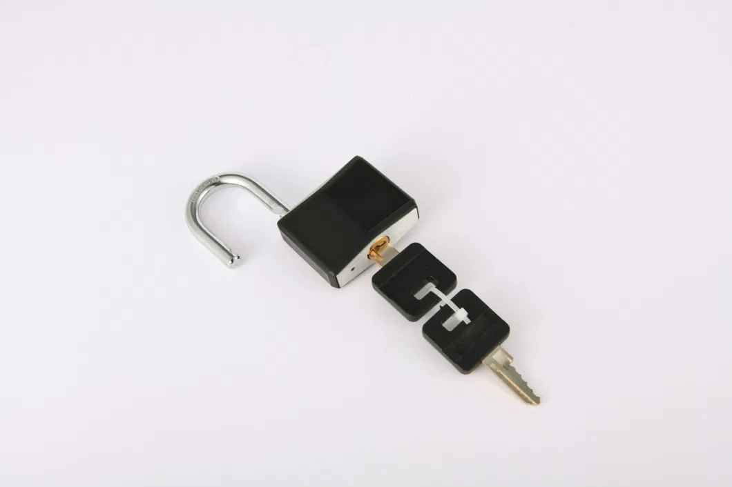 50mm Aluminum Padlock with Rhombus Design and ABS Cover for Extra Security