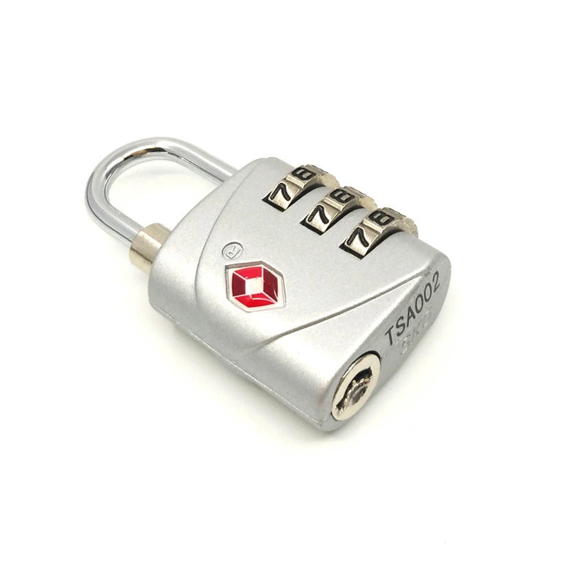 OEM Customized 3 Digit Combination Lock Anti Theft Tsa Padlock