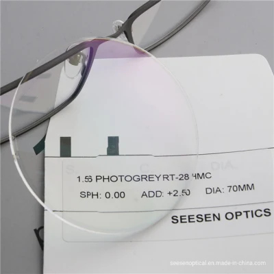 1.56 Round Top Hmc EMI Photochromic/Transition Eyeglass Lens