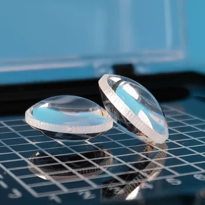 Synthetic UV Fused Silica Bi-Convex Optical Lens with Ar Coating