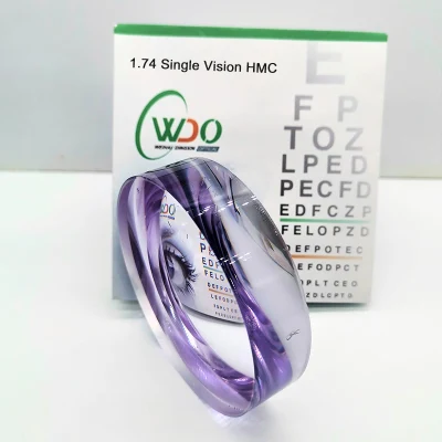 1.74 Mr174 Single Vision Hmc Optical Lens EMI Asp Wdo Lens