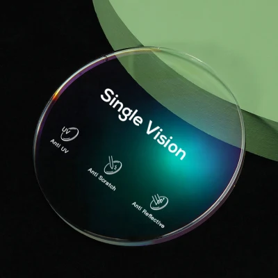  Spectacle Optical Lenses Middle Index Cr39 1.56 Nk55 Monomer Single Vision Lens Ophthalmic Eyeglass Lenses
