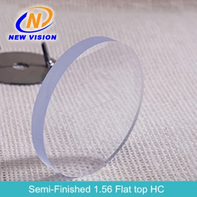 Semi-Finished 1.56 Flat Top Hard Coated Optical Resin Lens