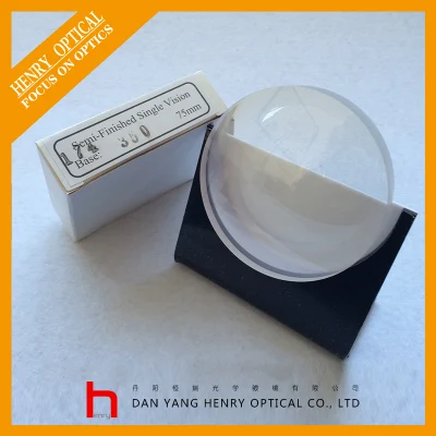  Semifinished 1.74 Asp Single Vision Optical Lens Hc