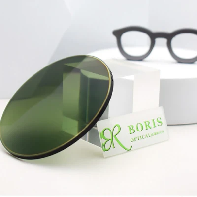 1.56 Photochromic Green Hmc Eyeglasses Optical Lens China Manufacture
