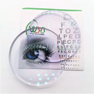 Wholesale Prescription Plastic 1.74 High Index Asp Lens Single Vision Optical Lenses for Glasses
