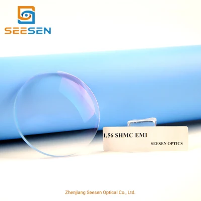  Prescription Lenses Optical Lens 1.56 Super Hydrophobic Hmc Design Shmc Optical Lens for Eyeglass