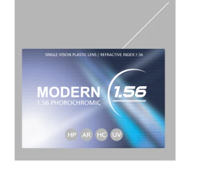  1.56 Progressive Photogray Plastic Lens Hmc