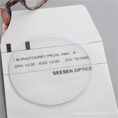 Prescription 1.56 Photogrey Hmc Transition Lens Progressive Eyeglass Multifocal Lens