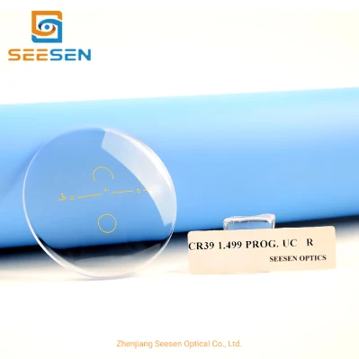 Zhenjiang Seesen Cr39 Progressive UC Lens Spectacle Lenses for Eyeglasses Optical Lenses