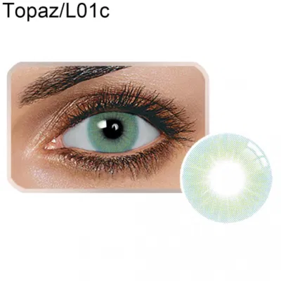 Hidrocor Topaz Gray Prescription Colored Contact Lenses Disposable Soft Colored Cosmetic Contact Lens