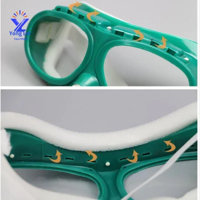 CE En166 ANSI Z87.1 Full Face Safety Goggles Chemical Resistant Safety Glasses