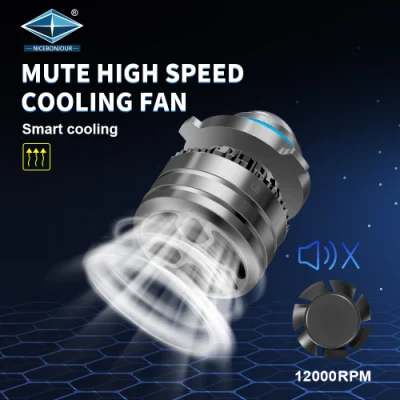 Hot Sale Mini LED H7/H4 Auto Fog Light Lens H3/H11 for Car LED Headlight 9005 9006 LED Light