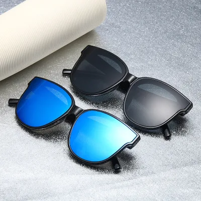 Manufacturer Sells Men Mirrored and Polarized Flat Lenses with Lightweight PC Frame Cat Eye Factory Sunglasses