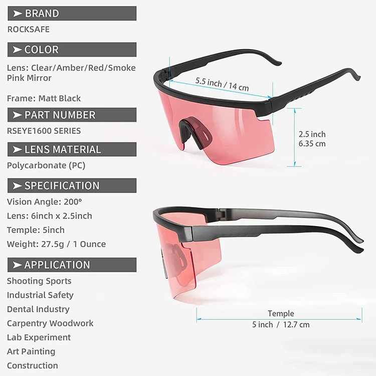 Impact Resistant UV Protection Safety Googles Glasses Protective