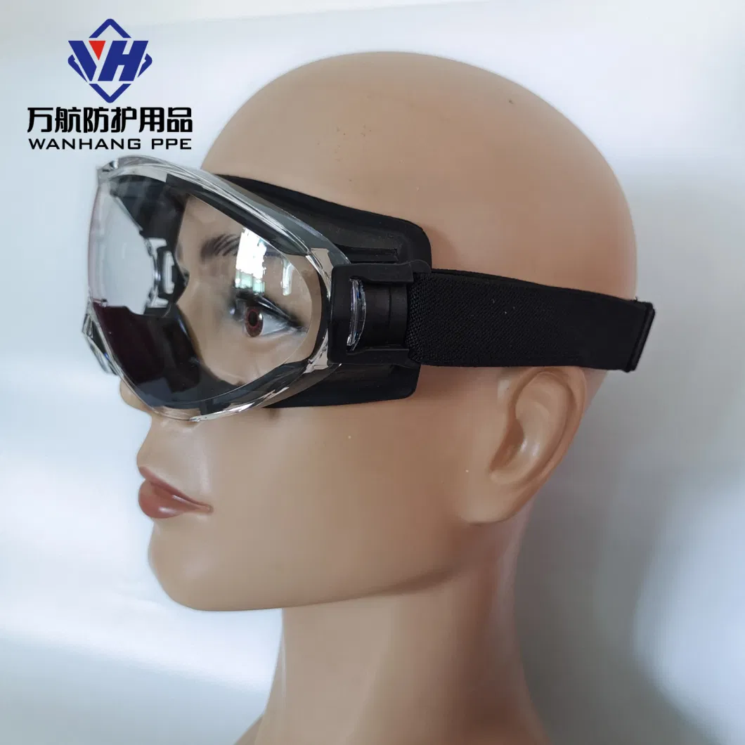 Industrial Safety Glasses Impact Resistant Polycarbonate Lens Anti Fog UV Protection