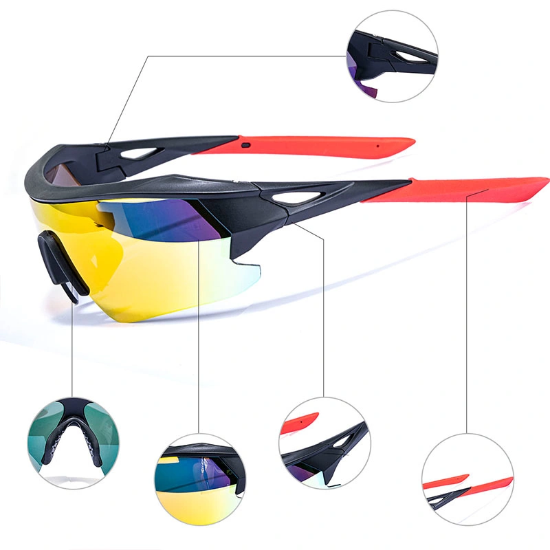 Cycling Glasses Set 2021 Customizable Scratch Resistant Sport Eyewear Sunglasses