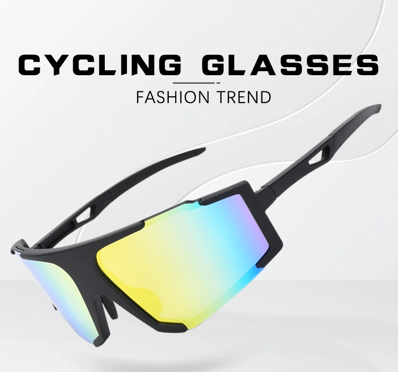 2023 New Design Fashion Oversize Driving Shades Polarized Sport Cycling Sunglasses for Baseball Running Glasses