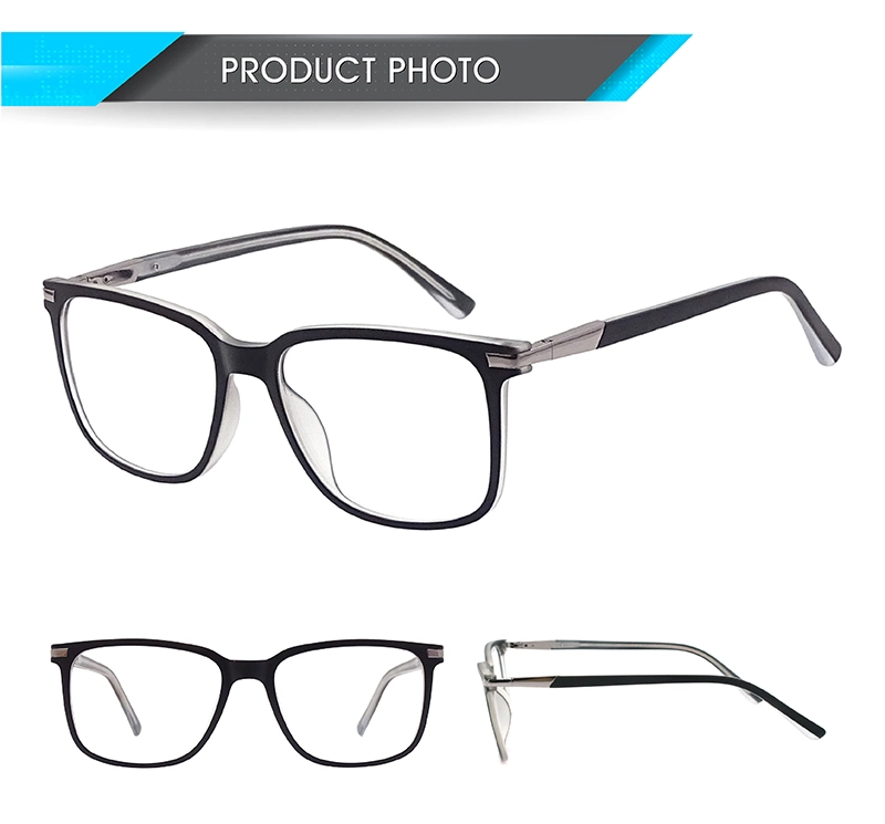 Pilot Optics Gental Men Tr Rectangle Eyewear Anti Blue Light Eyeglasses Frame Optical Frames