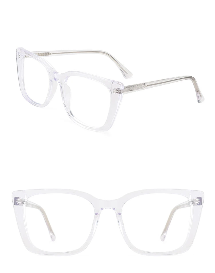 High Quality Custom Fashion Square Acetate Optical Glasses Frame
