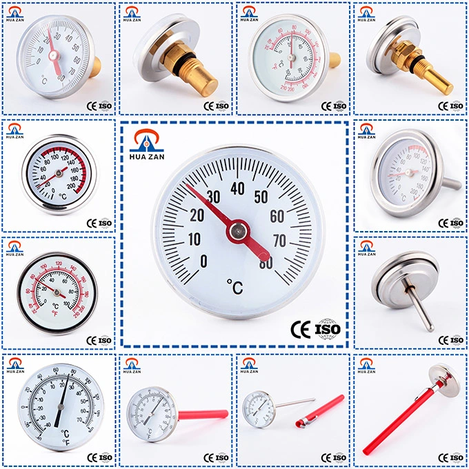 Wholesale Vertical Install Utility 4&quot; /100mm Dial Size Pressure Gauge for Steam Media