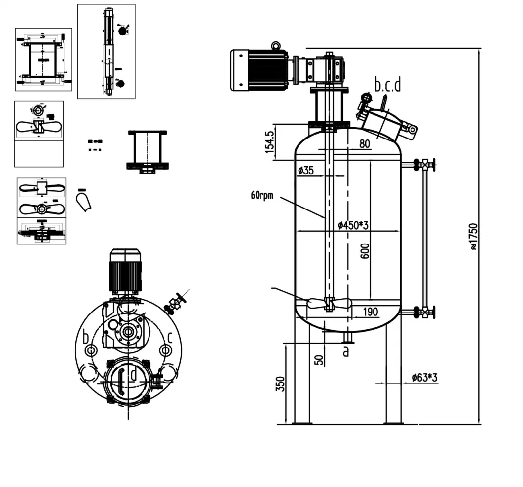 Brand Advantage Mixing Tank with Agitator