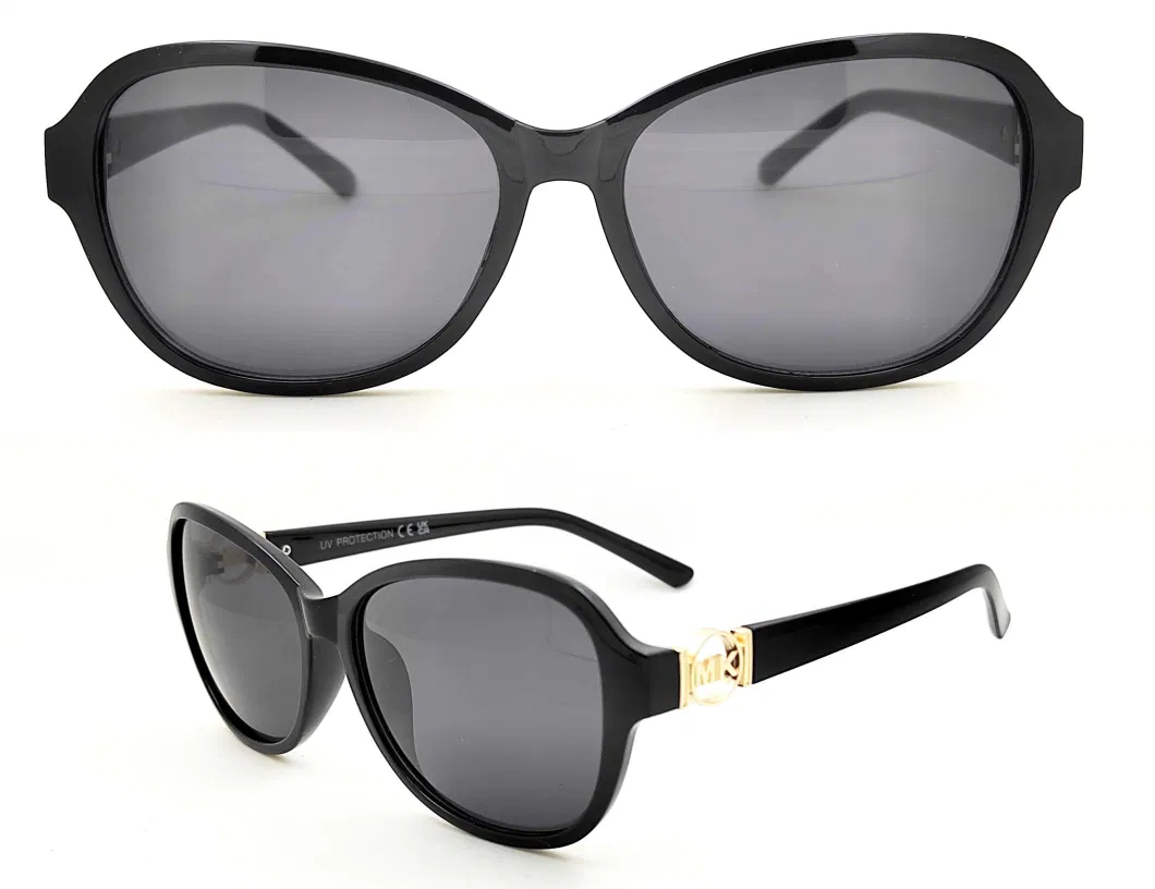 2024 PC Black Smoke Big Lens Men Sunglasses