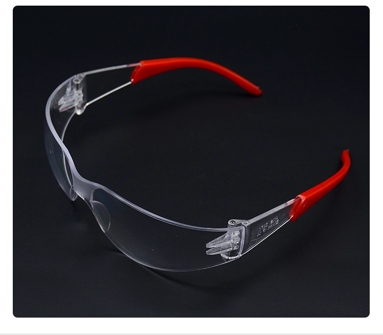 Single PC Lens Design Safety Eye Glasses Adjustable Temple Length