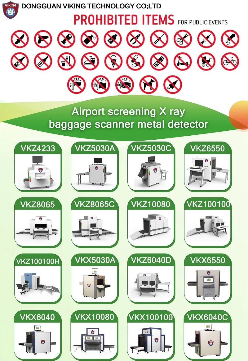 Security X-ray Airport Baggage Scanning Scanner Machine