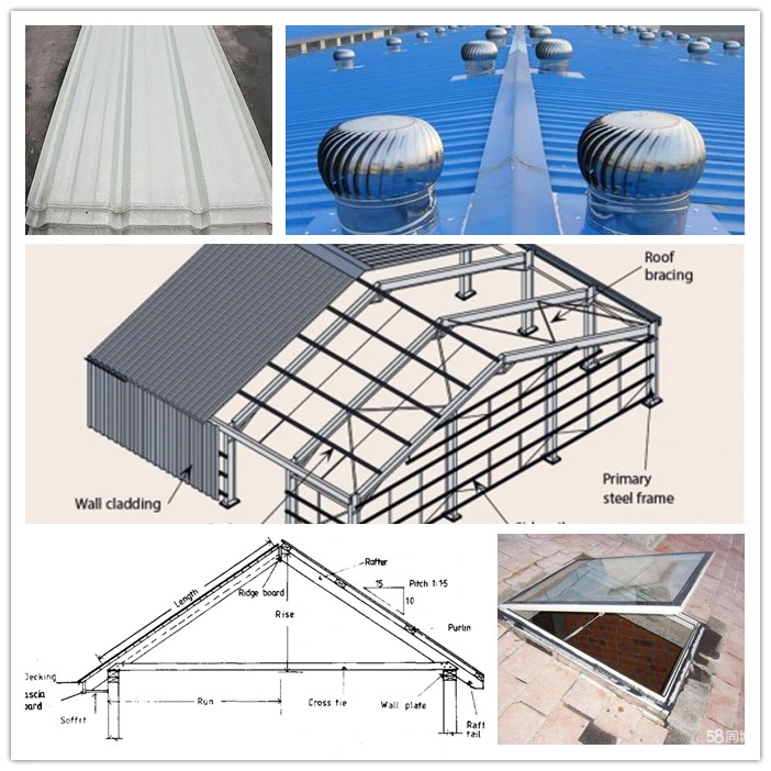 Steel Structure Building Metal Roofing System Insulation Roofing Materials