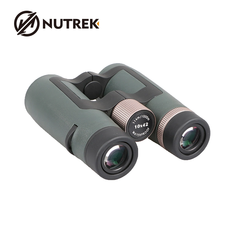 Open-Bridge Open Hinge Structure HD 10X42 Hunting Binoculars