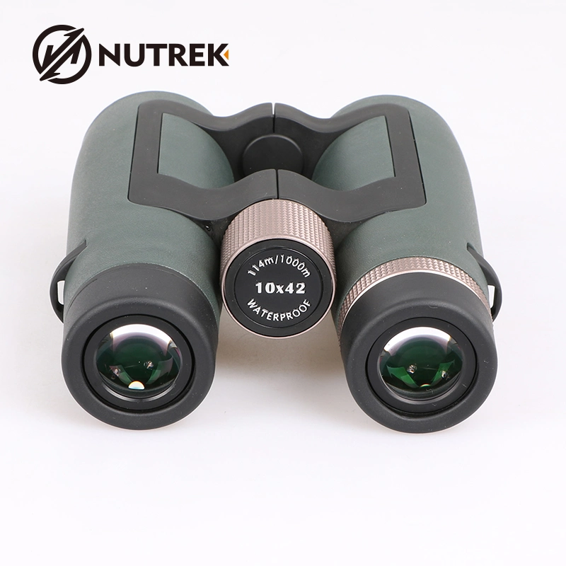 Open-Bridge Open Hinge Structure HD 10X42 Hunting Binoculars