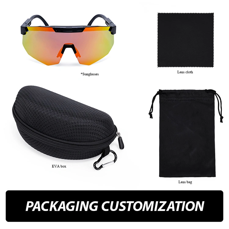 Big PC Reflective Sports Sunglasses