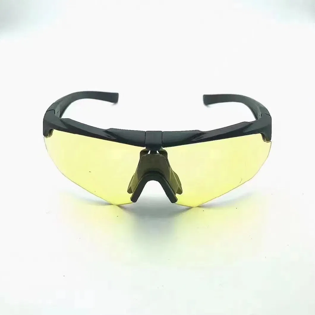 High Anti-Impact Anti-Fog Shooting Tactical Glasses Outdoor Cycling Bicycle Eyewear Sunglasses