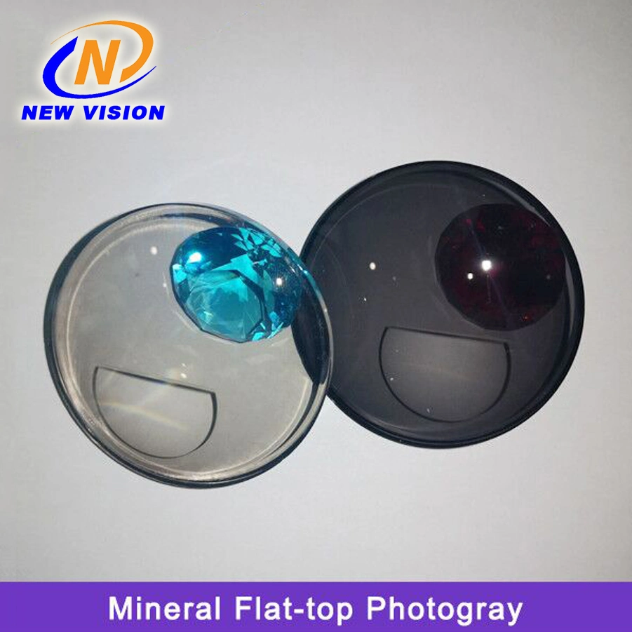 1.523 Semi-Finished Pgx Ophthalmic Flat Top Bifocal Mineral Lens