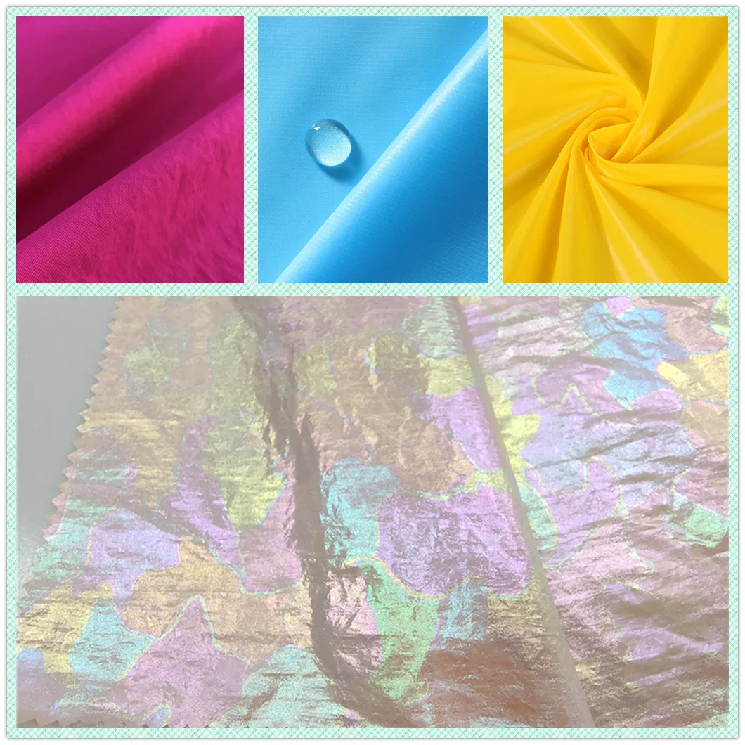 20d*20 Wholesale Printing Lightweight Fabric Photochromic Pattern Nylon Fabric for Skin Coat