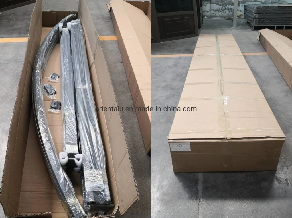 Custom Made Aluminum Frame Arc Polycarbonate Aluminium Car Canopy for Villa Use