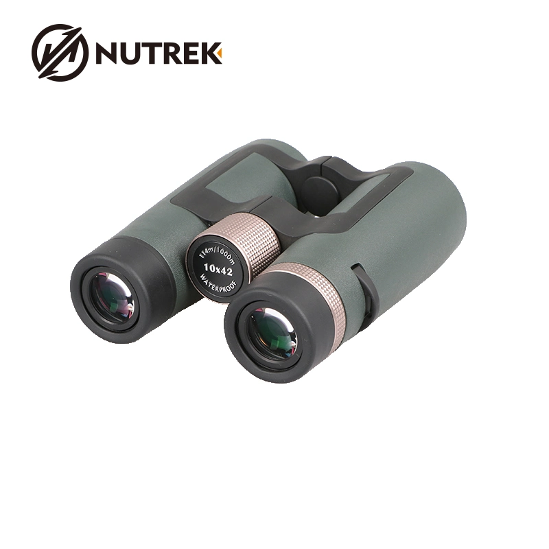 Open-Bridge Open Hinge Structure HD 10X42 Hunting Binoculars