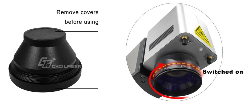 F-Theta Flat Field Scanning Lens Field Mirror and F-Theta Focusing Lens