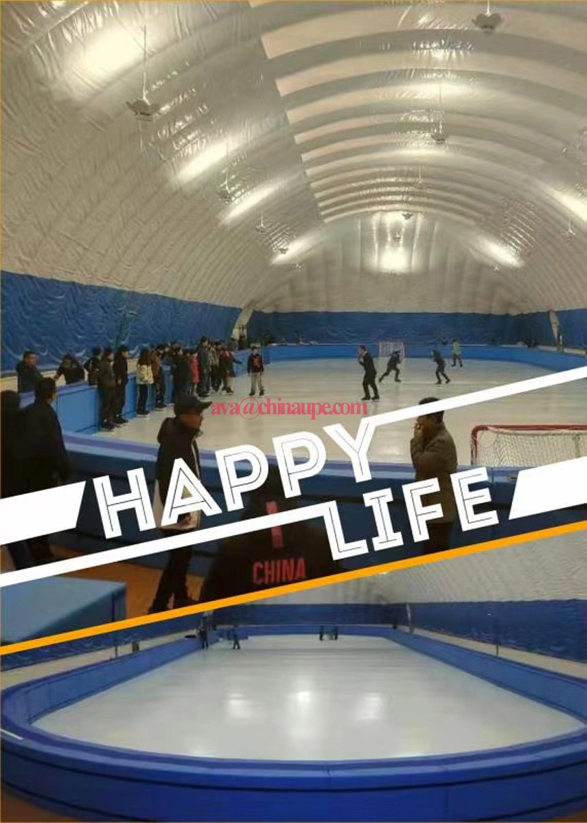 Plastic Ice Hockey Training Flooring 4 X 4 Synthetic Ice Skating Tiles Worth It