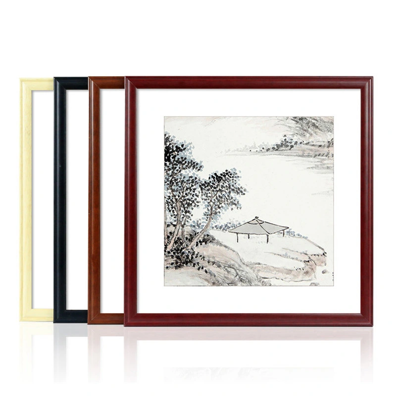 Chinese Painting Mounted Picture Frame Wooden Strip Photo Frame Self-Assemble Wall Hanging Frame 0702