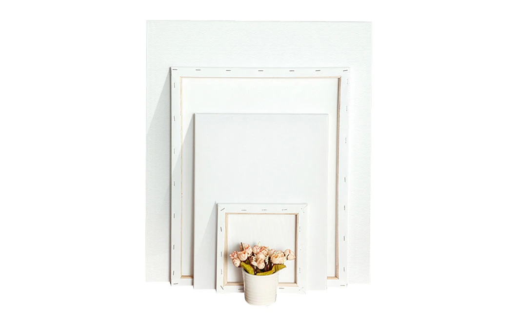 Stationery Art Paint Canvas with Wooden Frame