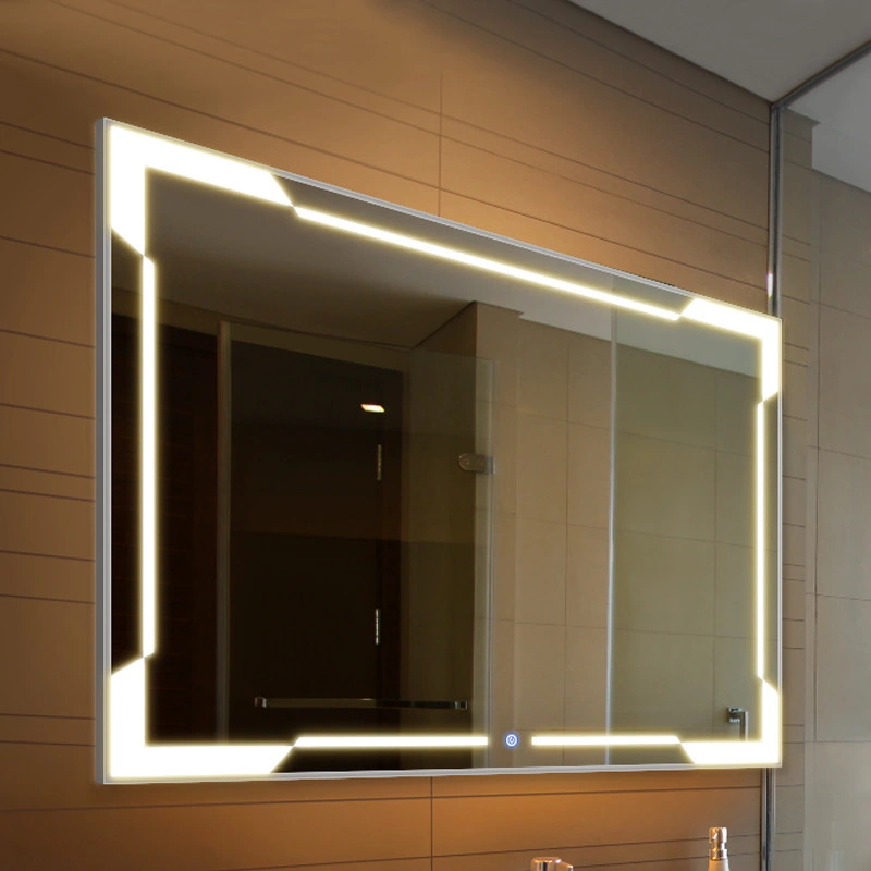 Horizontally or Vertically Hang Bathroom Wall LED Mirror