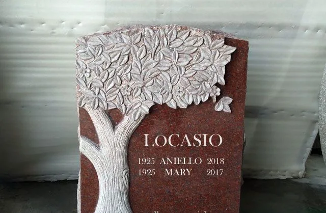 Natural Granite Stone Open Book Gravestone Memorial Plaques for Outside