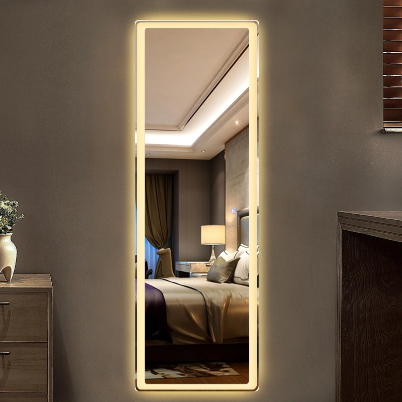 Horizontally or Vertically Hang Bathroom Wall LED Mirror