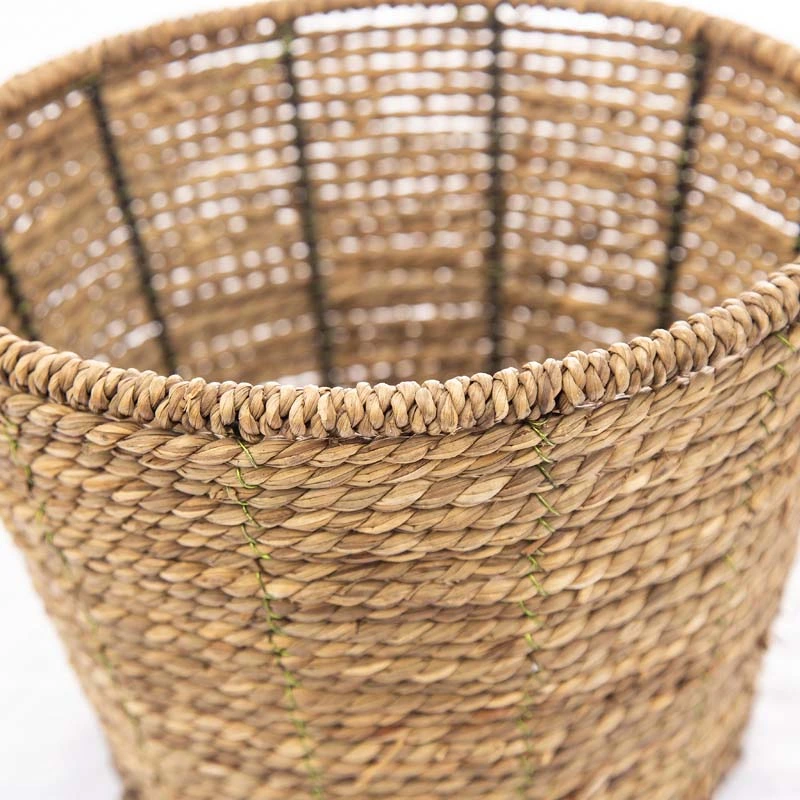 Set of 2 Wholesale Natural Large Seagrass Woven Storage Basket