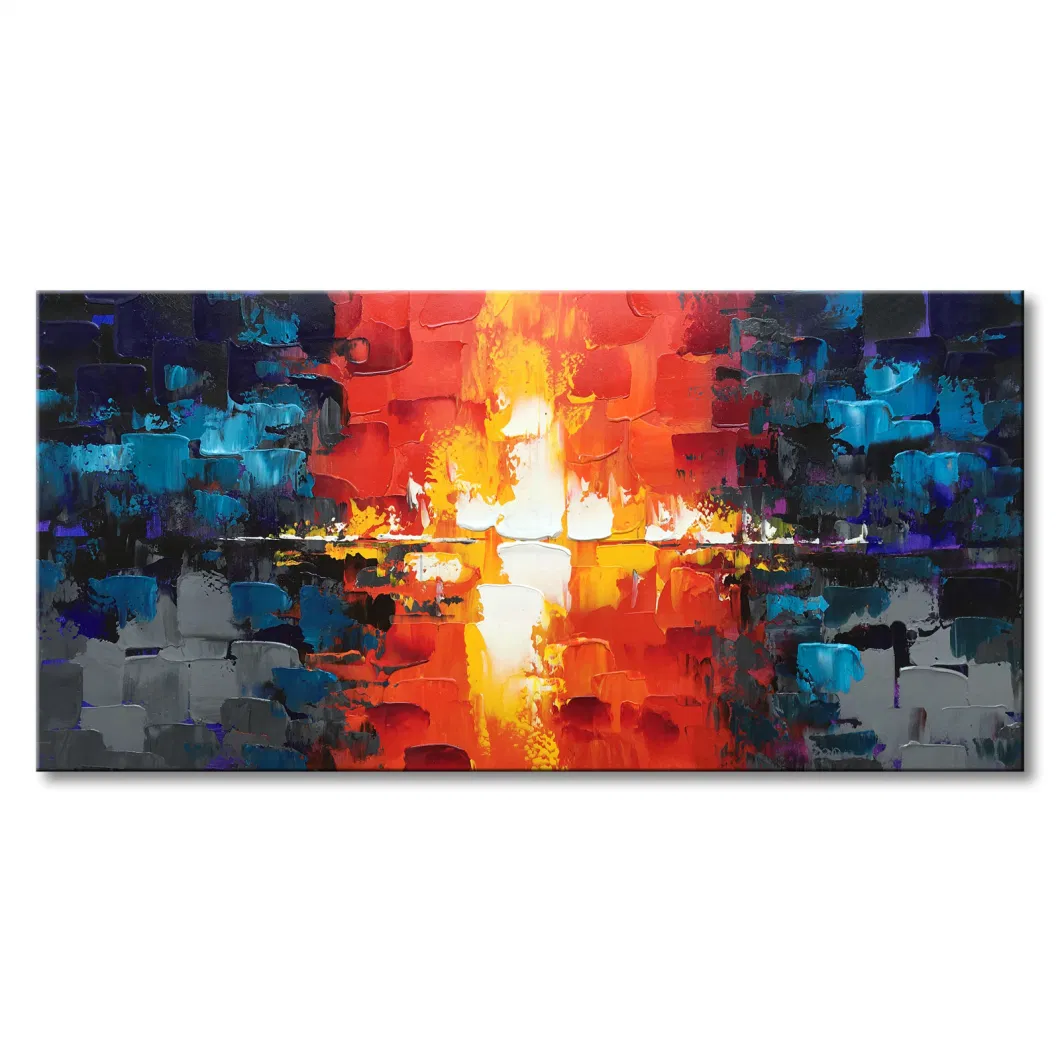 Handmae Textured Abstracrt Painting on Canvas - Custom Abstract Wall Art From Your Idea