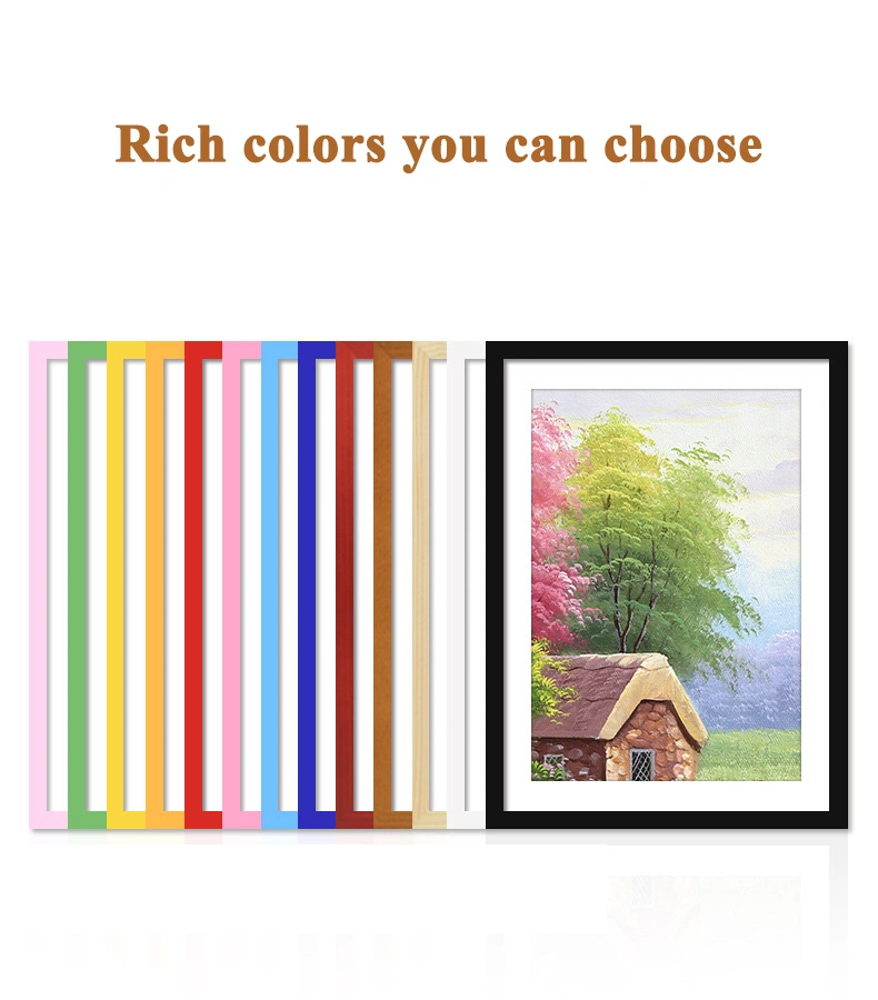 A3 Black Decoration Large Wooden Modern Shadow Box Poster Picture Photo Frame