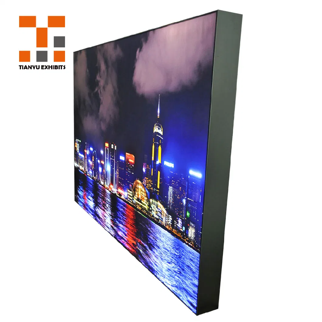 Trade Show Advertising Fabric Seg Aluminum Profile Picture Frameless LED Backlit Light Box